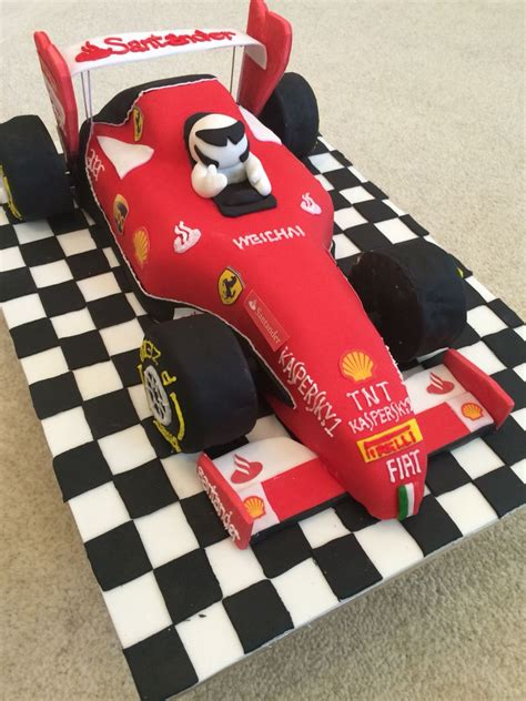 Ferrari Formula One Racing Car Cake Car Cake Race Car Cakes 10