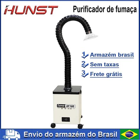 Extrator De Fuma A Hunst Laser Para Nail Salon Purificador De Fuma A De