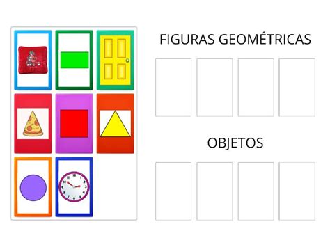 Relacionar Las Figuras Geom Tricas Con Los Objetos Ordenar Por Grupo