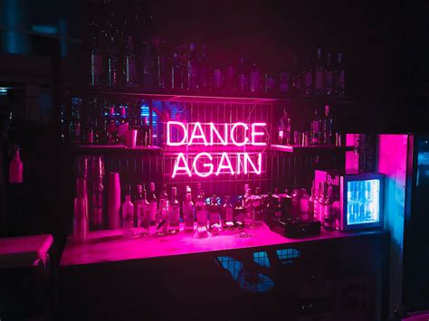 Custom Neon Sign Bar Club Lounge Dive Bar Beer Cocktail Liquor Party Backdrop Dream Aesthetic ...