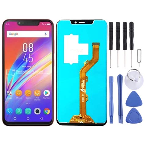LCD Screens TFT LCD Screen For Infinix Hot 6x X623 With Digitizer Full Assembly Black Was