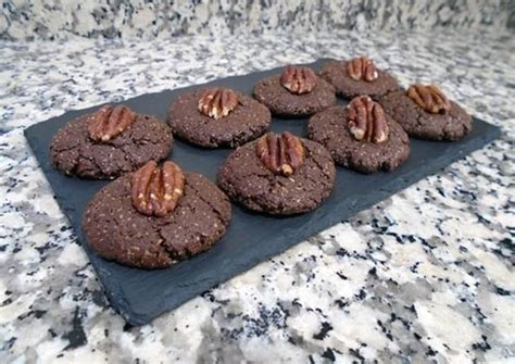 Galletas De Harina De Garbanzos Cacao Y Nueces Pecanas Receta De Hoy