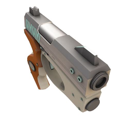 Hand Gun 3d Model 19 Max Fbx Obj Free3d