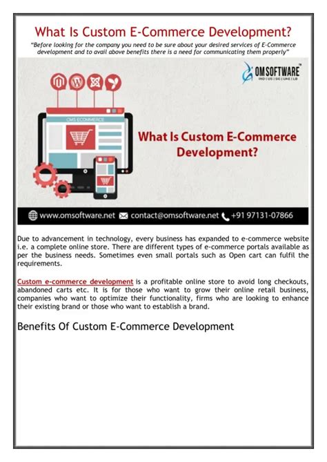 Ppt What Is E Commerce Website Development Docx Powerpoint