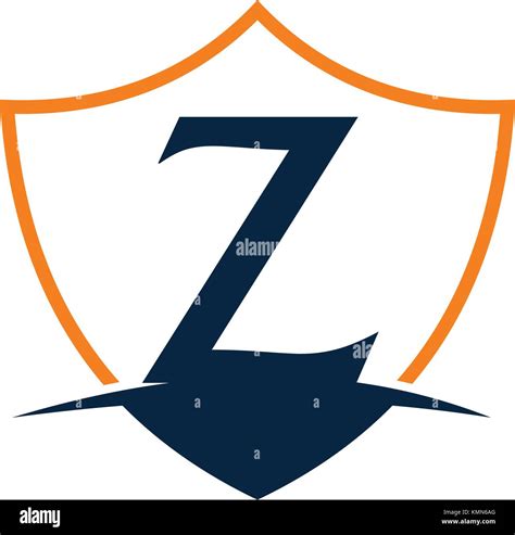 Modern Shield Letter Z Stock Vector Image And Art Alamy