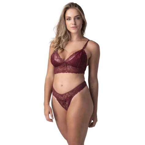 Calcinha e Soutien Conjunto Renda Sexy Moda Íntima Lingerie Feminina Sutiã Sem Bojo Renda