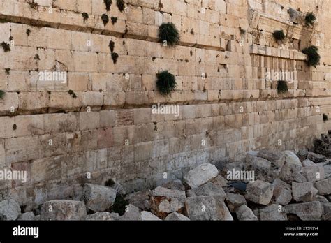 Large Pieces Of Rock Believed To Be Ruins From The Second Jewish