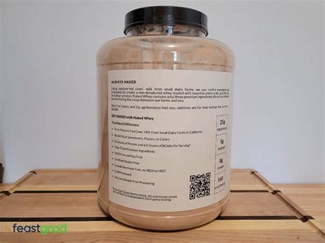 Naked Whey Protein Powder Review The Taste Could Be Better Feastgood