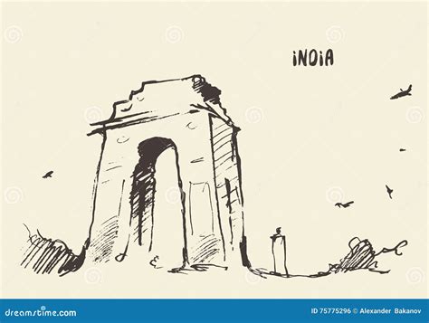 Indian Gate Drawing
