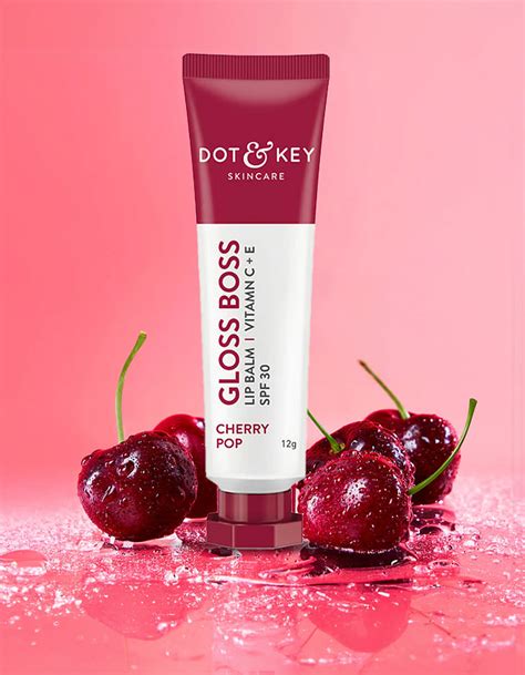 Gloss Boss Tinted Lip Balm Spf 30 Vitamin C E Cherry Pop Size