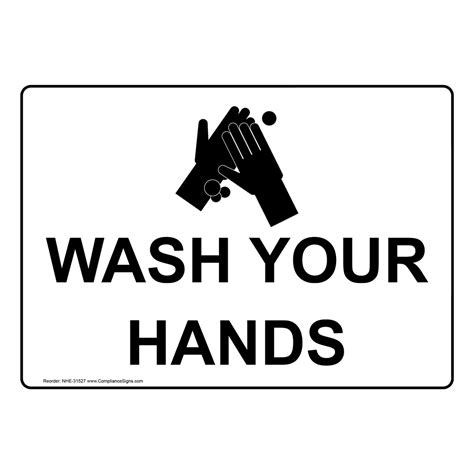 Wash Hands Before And After Patient Care Sign Nhe 26719 Hand Washing