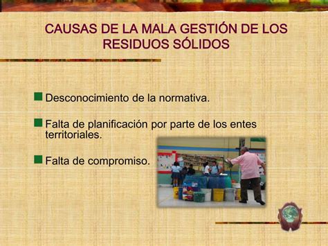 PPT EL MANEJO DE LOS RESIDUOS SÓLIDOS PowerPoint Presentation free