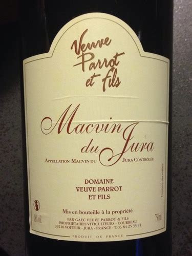 Veuve Parrot Macvin Du Jura Vivino US