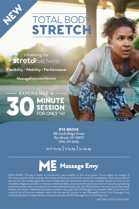 Rye Ridge Shopping Center Rye Ridge Introducing Massage Envy’s Total Body Stretch