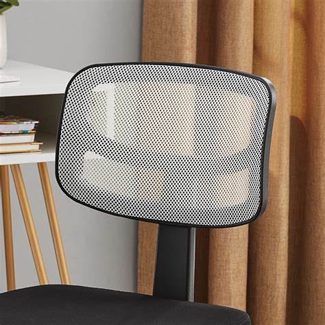 Mainstays Mesh Task Chair With Plush Padded Seat Whiteblack