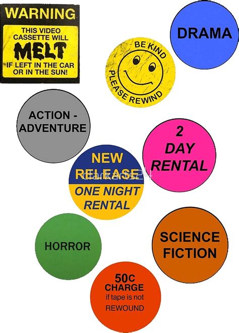 Horror Vhs Sticker In 2020 Horror Vhs Neon Noir