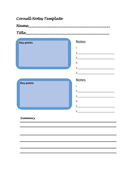 37 Cornell Notes Templates & Examples [Word, Excel, PDF] ᐅ