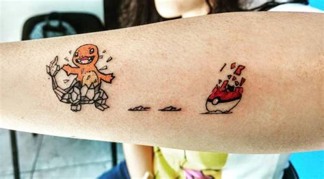 Tatuaje Del Artista Mexicano Nowone Charmander Pok Mon Tatuajes Y M S