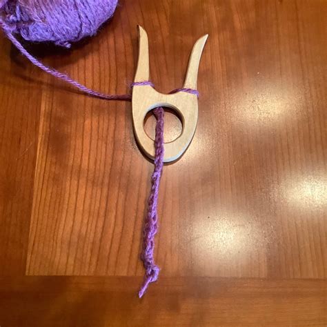 Lucet Weaving Fork Modern Lucet Knitting Fork Bracelet Weaving