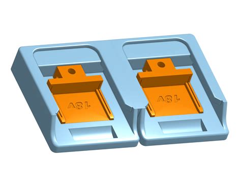 Dual Slot For Makita Battery By Sabin Download Free Stl Model