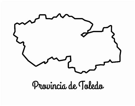 Dibujo De Provincia De Toledo Pintado Por En Dibujos Net El D A