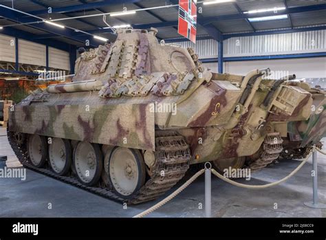 Saumur France February 26 2022 German Panther Panzer V Sd Kfz