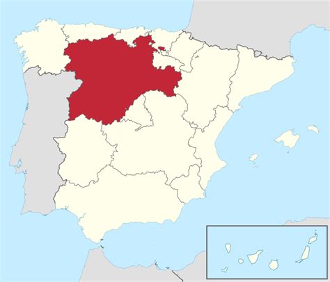 Mapa De Castilla Y León Provincias Municipios Turístico Y