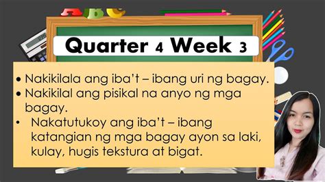 Kindergarten Week 3 Quarter 4 Melc Based Online Lesson Youtube