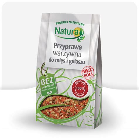 Przyprawa warzywna do mięs i gulaszu 50g produkt ekologiczny PolBioEco