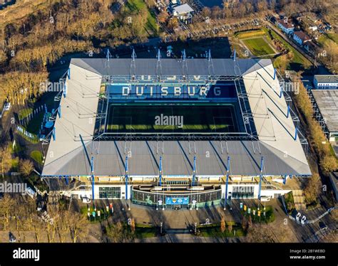 Aerial photo, football stadium Schauinsland-Reisen-Arena, MSV Duisburg ...