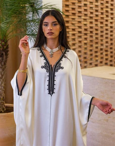 Moroccan Gandoura Or Farasha Traditional Marrakech Dress Moroccan Clothing Abayas Fashion