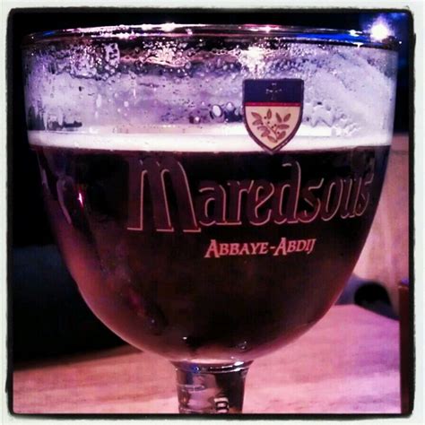 From The Maredsous Abbey Belgium Beer Glasses Alcoholic Drinks