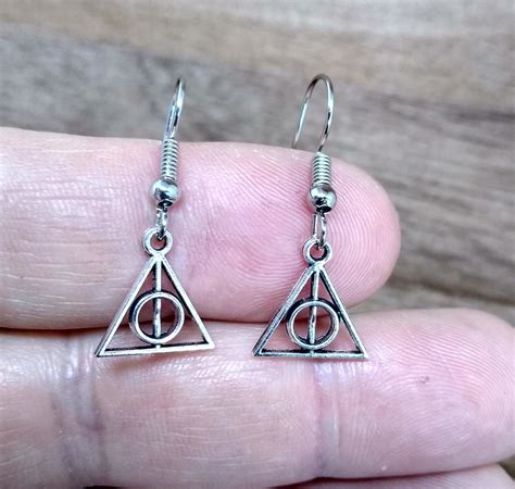 Colar E Brincos Harry Potter Reliquias Da Morte Elo