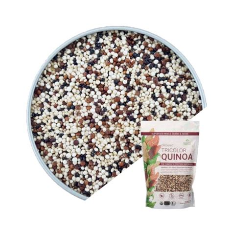 Organic Tricolor Quinoa Seeds Natures Superfoods