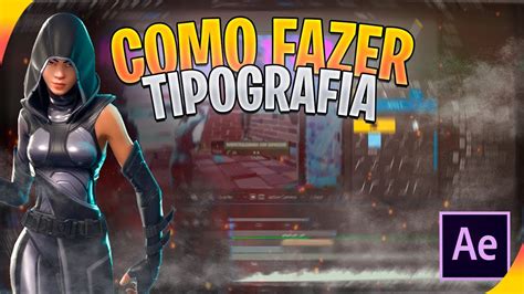 Tutorial Como Fazer TIPOGRAFIA After Effects YouTube