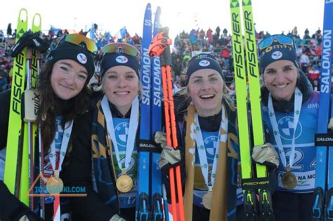 Biathlon Les Françaises championnes du monde de relais Biathlon