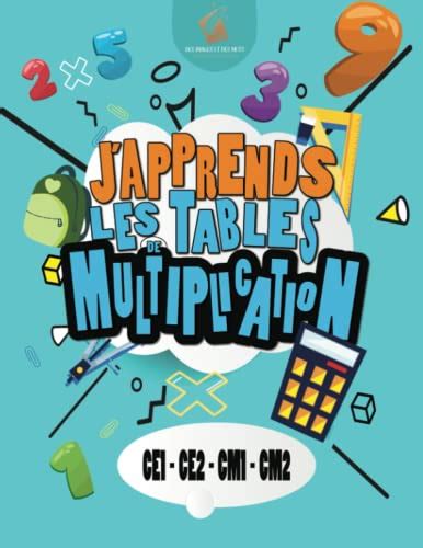 Japprends Les Tables De Multiplication R Vision Maths Apprendre Les