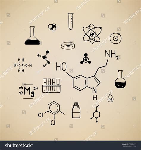 Chemical Symbols Stock Vector (Royalty Free) 256653595 | Shutterstock