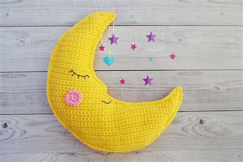 Crescent Moon Crochet Pattern Crescent Moon Amigurumi Pattern