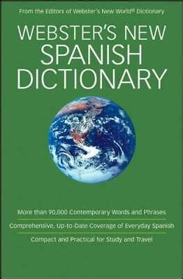 Websters New Spanish Dictionary Paperback By Webster Good