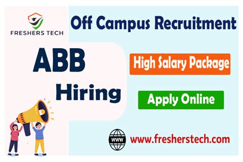 ABB Off Campus 2024 Recruitment Drive For Analyst Apply Now