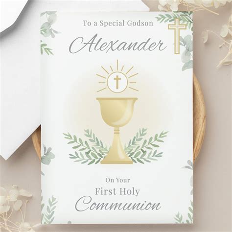 Personalised First Holy Communion Card Specialmoment Co Uk