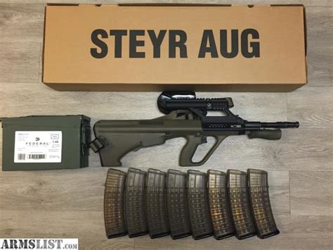 Armslist For Sale Green Steyr Aug M1 W 3x Scope 16 Barrel