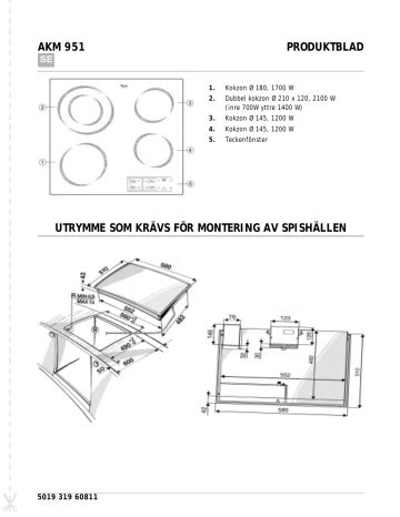 Whirlpool AKM 951 G BA Hob Programdiagram Manualzz