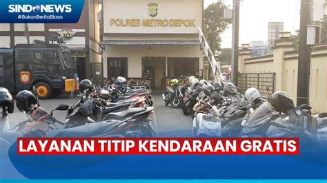 Polres Depok Buka Layanan Titip Kendaraan Bagi Warga Mudik Nataru