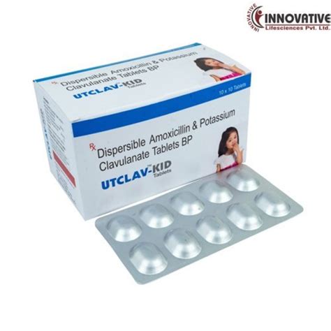 Dispersible Amoxicillin And Potassium Clavulanate Tablets Bp At Rs