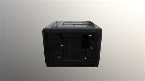 Futuristic Box 3d Model By Emanuelteixeira 65d2d46 Sketchfab