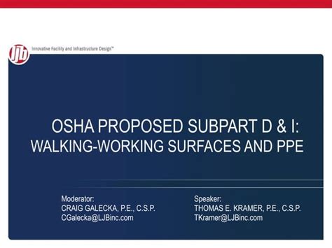 Overview Of Proposed Changes To Osha General Industry Regulations