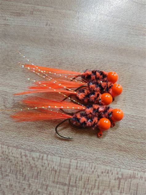 Hand Tied Crappie Jigs Etsy