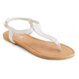 White Thong Sandals CraftySandals